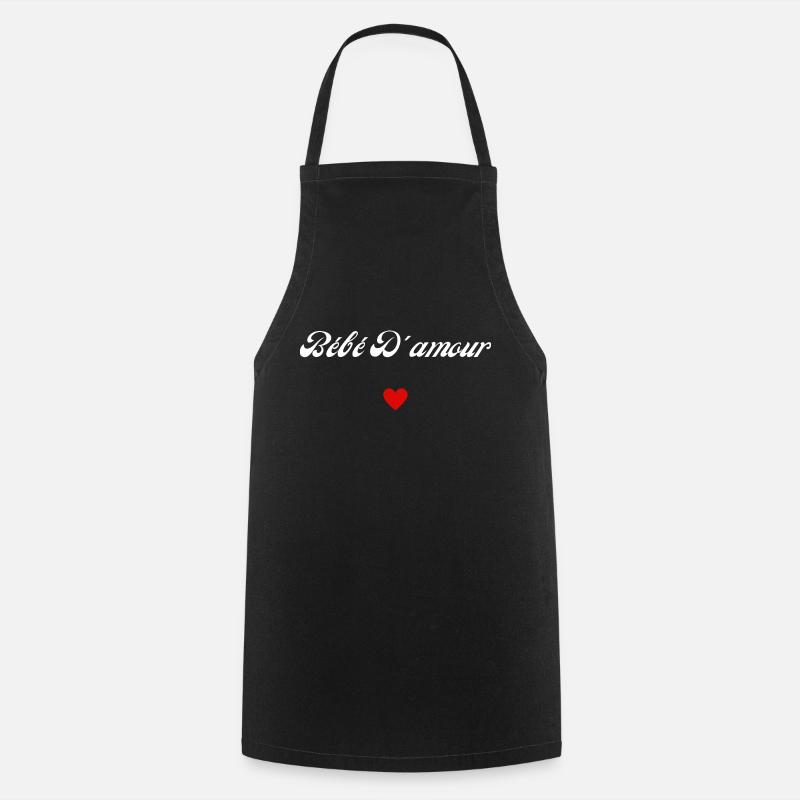 bébé d'amour - Tablier de cuisine - noir