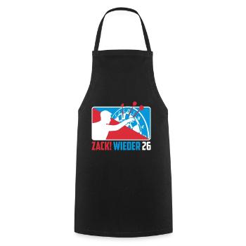 Zack wieder 26, Dartspieler Outfit, Geschenkidee - Kochschürze - Schwarz - Vorne - AI Model Male 185 dark (185cm)