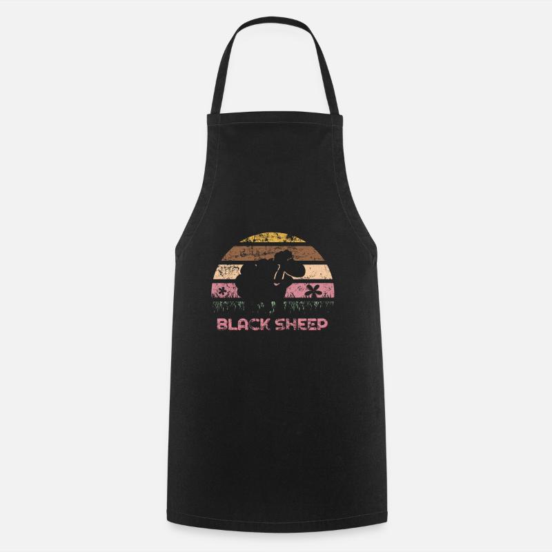 black sheep - Schwarzes Schaf - Cooking Apron - black