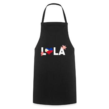 Philippines Filipino Flag Pride I Gift - Cooking Apron - black - Front - AI Model Male 185 dark (185cm)