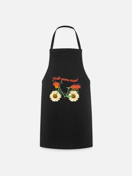 Free your mind - Cooking Apron - black