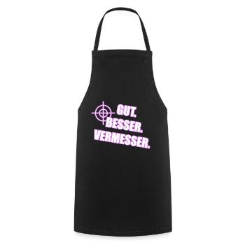 Gut Besser Vermesser Vermessungsingenieur Spruch - Kochschürze - Schwarz - Vorne - AI Model Male 185 dark (185cm)