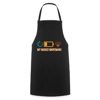 My Worst Nightmare Shirt Lustige Geschenke für einen Gamer - Kochschürze - Schwarz - Vorne - AI Model Male 185 dark (185cm)