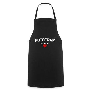 photographer - Cooking Apron - black - Front - AI Model Male 185 dark (185cm)