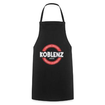 Koblenz Germany City Skyline Home Love - Cooking Apron - black - Front - AI Model Male 185 dark (185cm)
