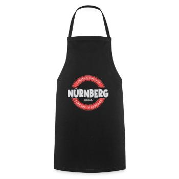 Nuremberg Allemagne Ville Skyline Home Love - Tablier de cuisine - noir - Devant - AI Model Male 185 dark (185cm)