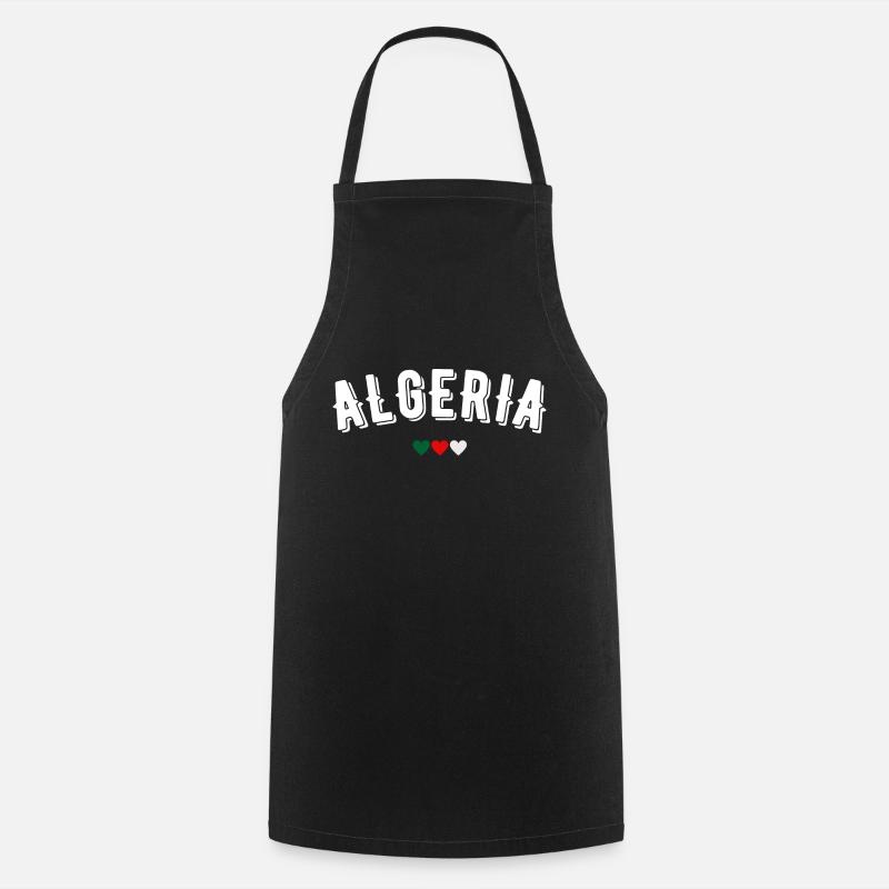 Algérie - Tablier de cuisine - noir