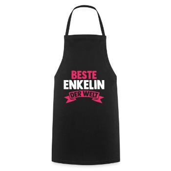 Opa Oma Enkelkind Enkelin - Kochschürze - Schwarz - Vorne - AI Model Male 185 dark (185cm)