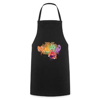 Schulkind Graffiti Einschulung - Kochschürze - Schwarz - Vorne - AI Model Male 185 dark (185cm)