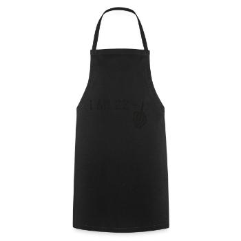 I Am 22 Plus Middle Finger - 23rd Birthday - Cooking Apron - black - Front - AI Model Male 185 dark (185cm)