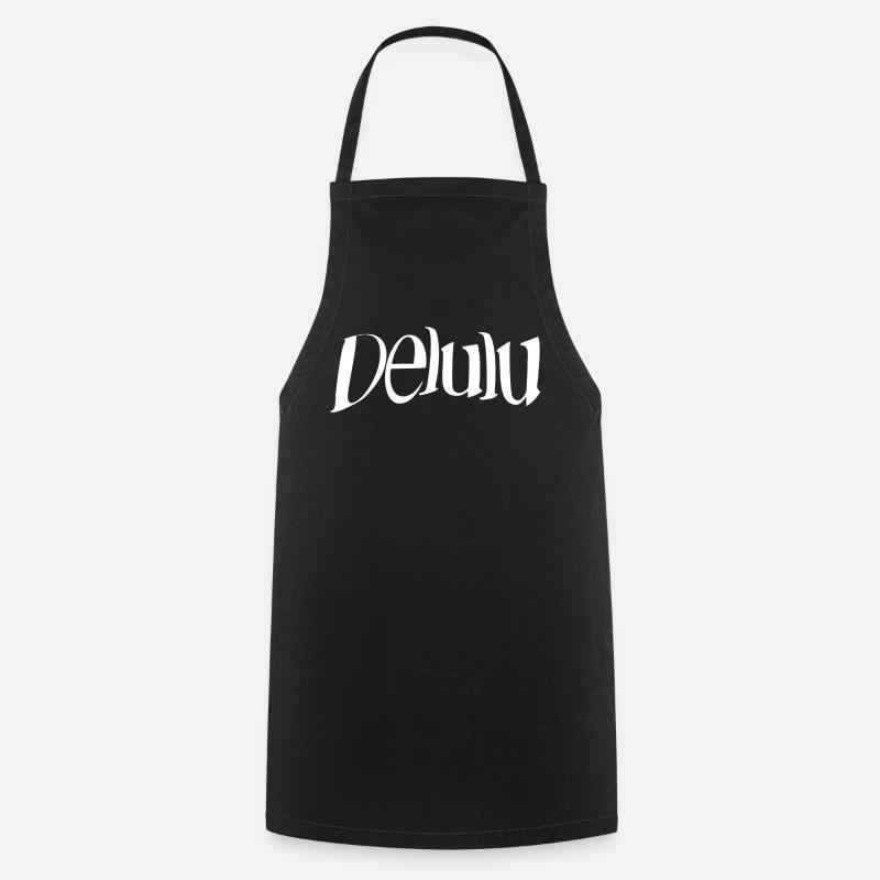Delulu - Tablier de cuisine - noir