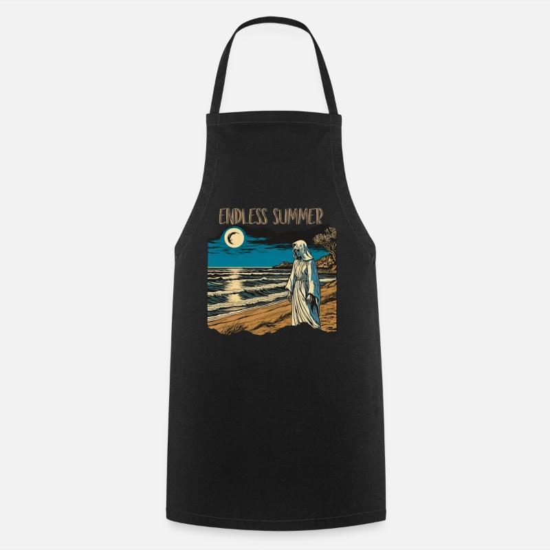 Endless Summer - Cooking Apron - black