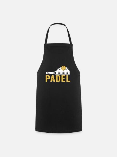padel - Keukenschort - zwart