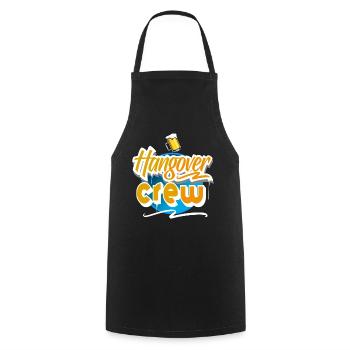 Hangover Crew - Cooking Apron - black - Front - AI Model Male 185 dark (185cm)
