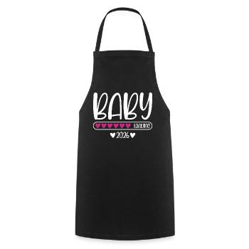 Baby 2026 loading - Cooking Apron - black - Front - AI Model Male 185 dark (185cm)