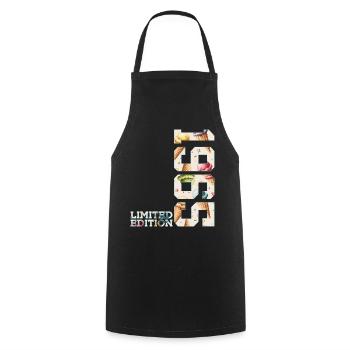 LIMITED EDITION 1965 61 JAHRE EIS 61. GEBURTSTAG - Cooking Apron - black - Front - AI Model Male 185 dark (185cm)