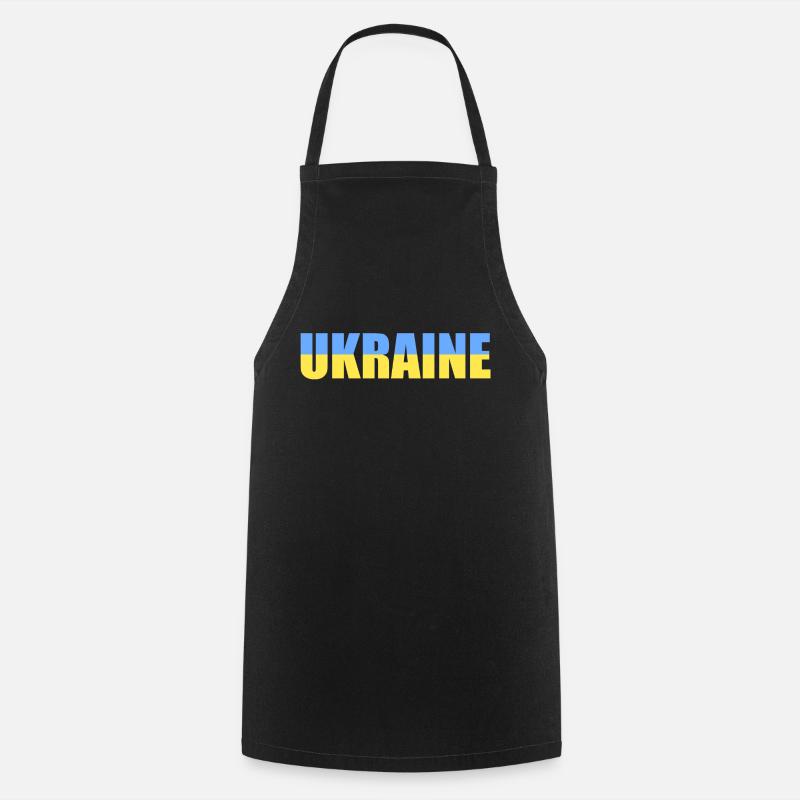 ukraine - Tablier de cuisine - noir