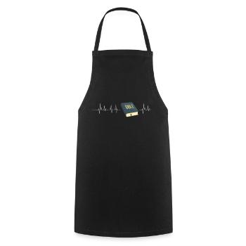 Bible bible God Frequency - Cooking Apron - black - Front - AI Model Male 185 dark (185cm)