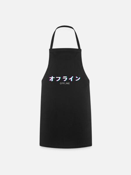 Offline Vaporwave Japan - Kochschürze - Schwarz