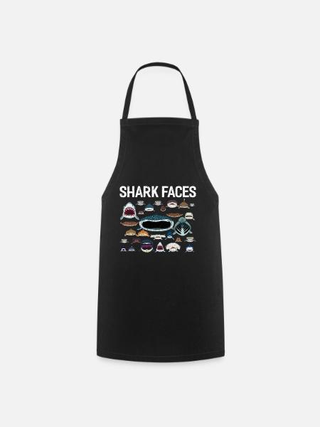 Shark - Kochschürze - Schwarz