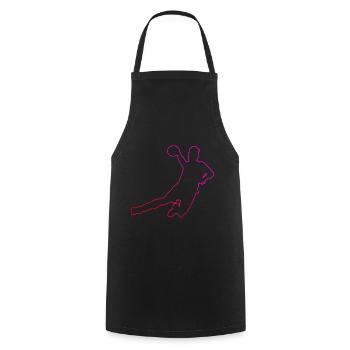 Handball Hommes Joueurs de handball Jeux de handball - Tablier de cuisine - noir - Devant - AI Model Male 185 dark (185cm)