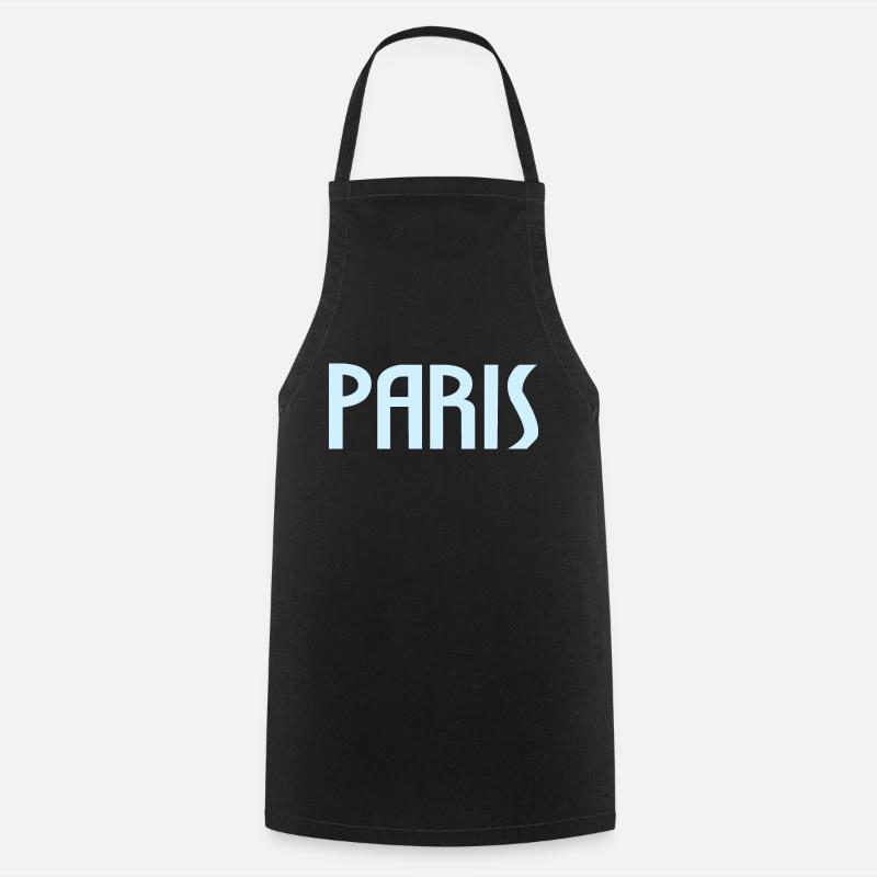 Paris - Tablier de cuisine - noir