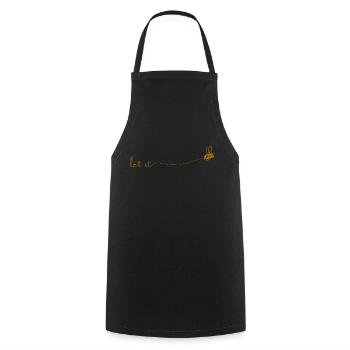 let it bee bienendesign - Kochschürze - Schwarz - Vorne - AI Model Male 185 dark (185cm)