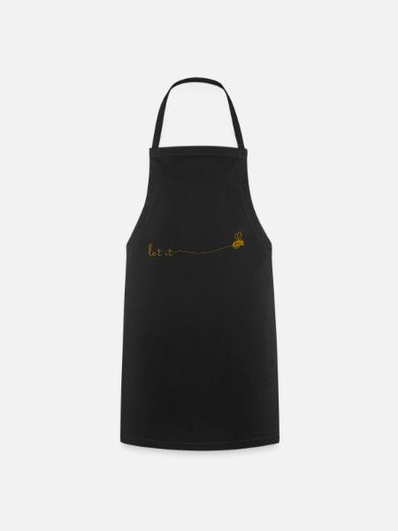 Laissez-le concevoir une abeille - Tablier de cuisine - noir
