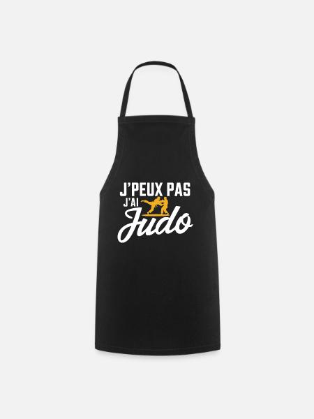 Ich kann nicht, ich habe Judo - Kochschürze - Schwarz