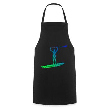 Stand up Paddle Board Sup Femmes Standup Paddle - Tablier de cuisine - noir - Devant - AI Model Male 185 dark (185cm)