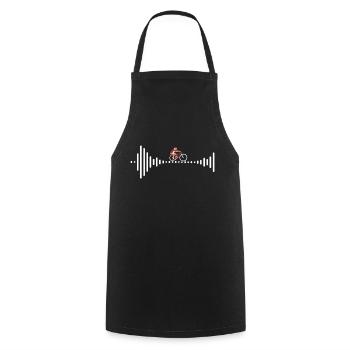 Biking Running Marathon Triathlon Bike - Cooking Apron - black - Front - AI Model Male 185 dark (185cm)