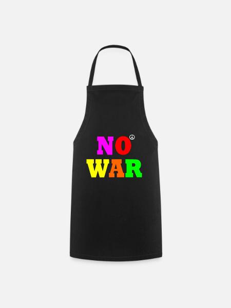 No war - Kochschürze - Schwarz