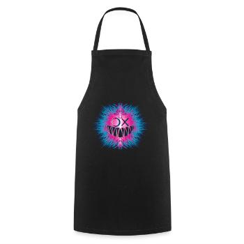 Rave Face Festival 2021 - Tablier de cuisine - noir - Devant - AI Model Male 185 dark (185cm)
