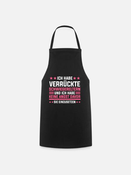 Schwiegertochter Schwiegermutter Schwiegervater - Kochschürze - Schwarz