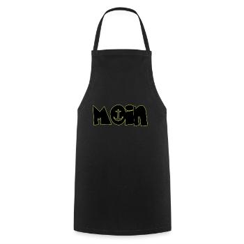 Moin - Kochschürze - Schwarz - Vorne - AI Model Male 185 dark (185cm)