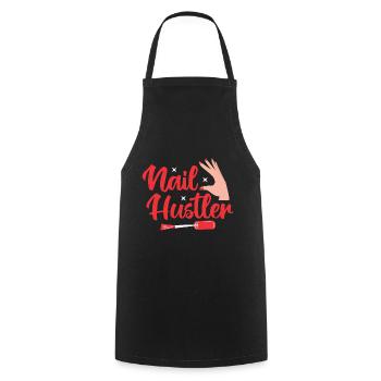 Nail Polish Nail Design Manicure Nail Studio Nails - Cooking Apron - black - Front - AI Model Male 185 dark (185cm)