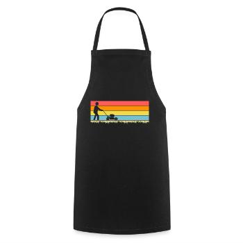 Home Gardener Garden Gardener Gardener Gardening - Cooking Apron - black - Front - AI Model Male 185 dark (185cm)