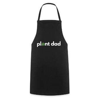 Crazy Plant Dad Plants Lover Monstera Leaf - Cooking Apron - black - Front - AI Model Male 185 dark (185cm)