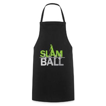 Slam Ball Slamball Basketball Basketballer Sport - Kochschürze - Schwarz - Vorne - AI Model Male 185 dark (185cm)