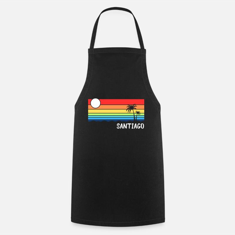 Santiago Cap-Vert Cabo Verde Tourisme Cabo Verde - Tablier de cuisine - noir