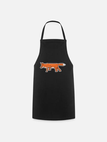 Fox - Cooking Apron - black