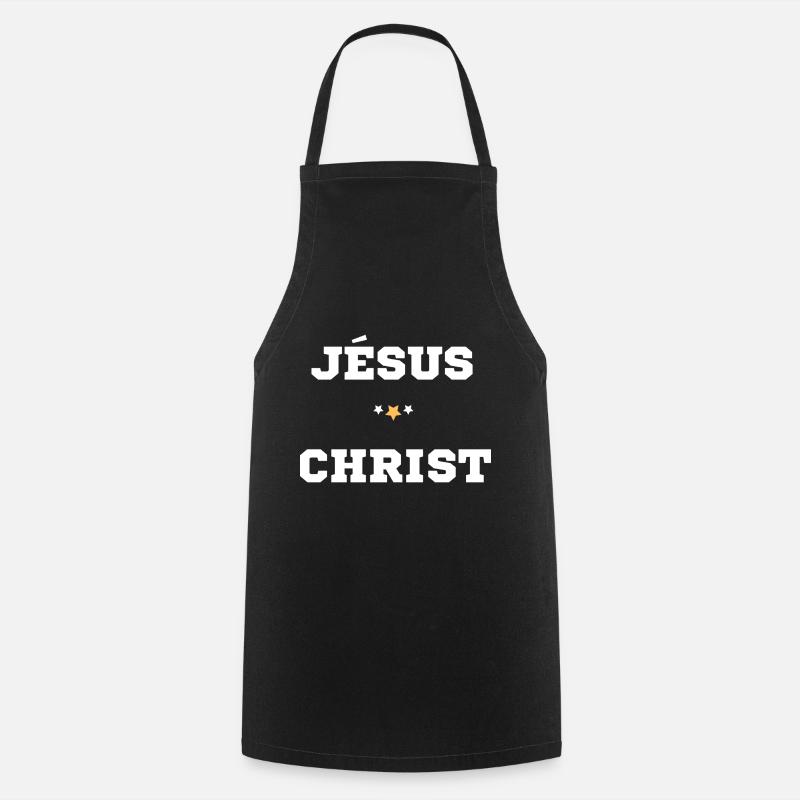 JÉSUS CHRIST - Tablier de cuisine - noir