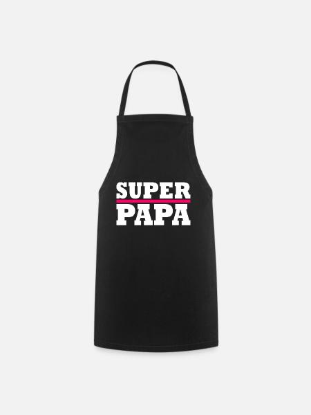 Super papa - Kochschürze - Schwarz