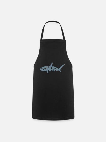 Shark - Cooking Apron - black