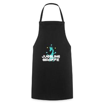 Juggling giraffe - Cooking Apron - black - Front - AI Model Male 185 dark (185cm)