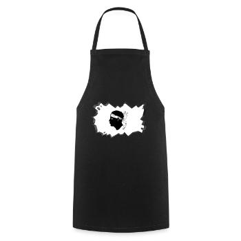Corsica Flag Corsica Flag Corsica Corsica - Cooking Apron - black - Front - AI Model Male 185 dark (185cm)