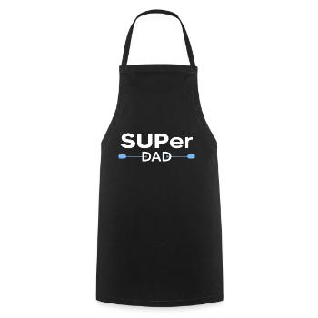 stand up paddle SUP Paddel Dad Motivation Stand Up - Kochschürze - Schwarz - Vorne - AI Model Male 185 dark (185cm)