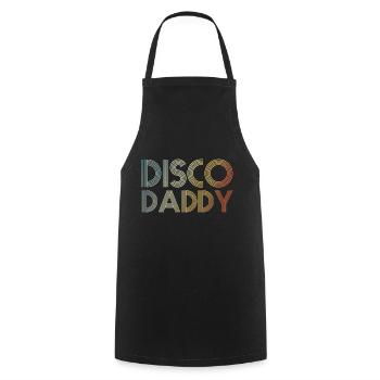 Daddy Retro 60s 70s Party Costume Dad Father's Day - Cooking Apron - black - Front - AI Model Male 185 dark (185cm)