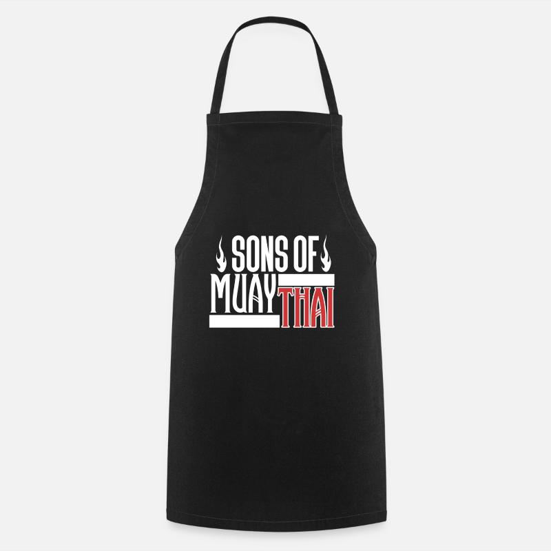 Muay Thai - Kochschürze - Schwarz