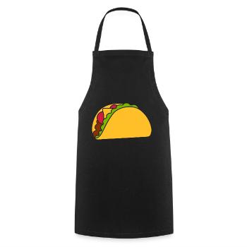 Taco - Kochschürze - Schwarz - Vorne - AI Model Male 185 dark (185cm)